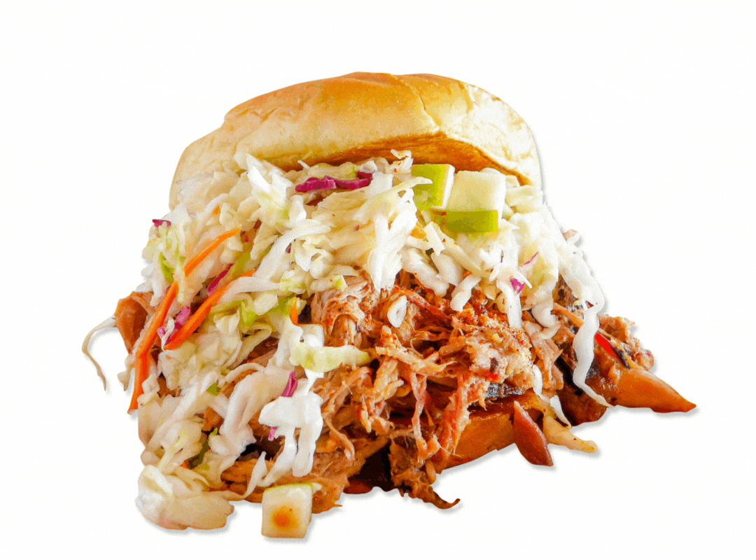 Get a FREE PULLED PORK SANDWICH! 😜 GQue Championship BBQ